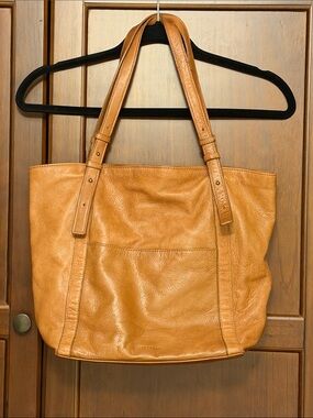 Lucky Brand Tan Leather Tote Bag